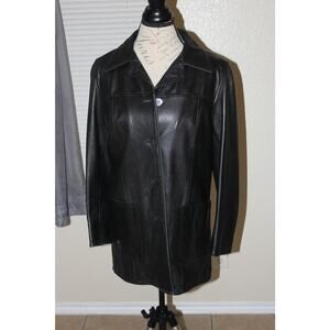 Alta Moda Firenze Italian Leather Mens Jacket Sz Medium